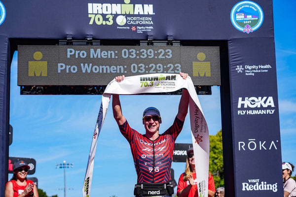 Jason West Wins Ironman 70.3  Northern California in VeloVetta Cycling Shoes